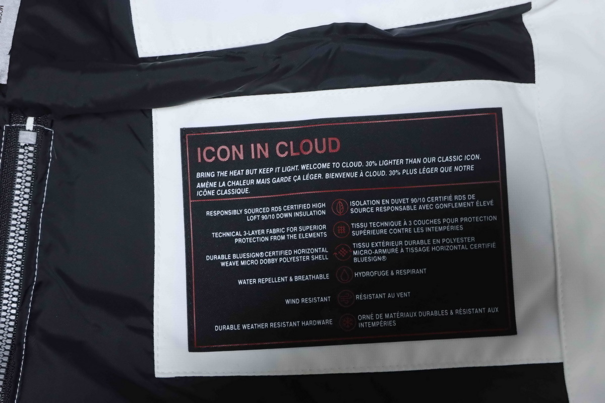  Moose Knuckles Cloud 3Q Down Puffer Jacket White