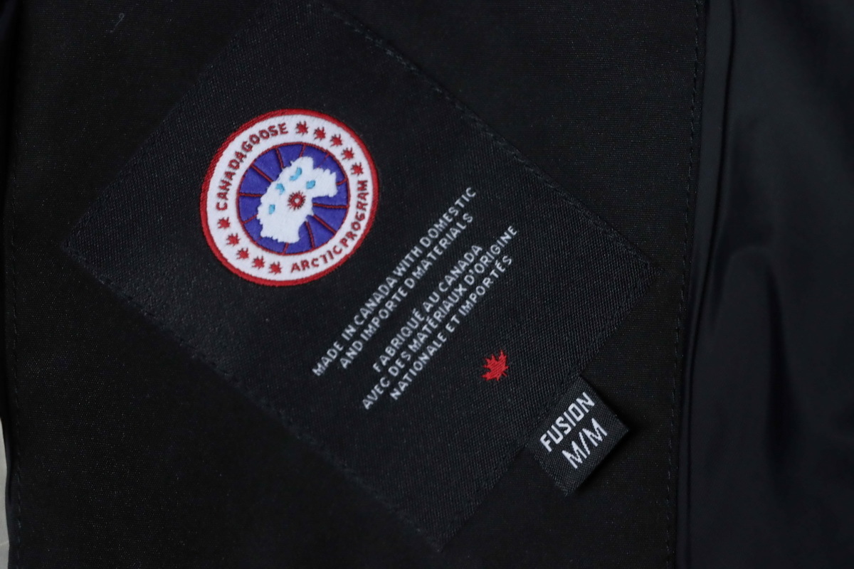 Canada Goose Heren Macmillan Parka Black Down Jacket Red Label