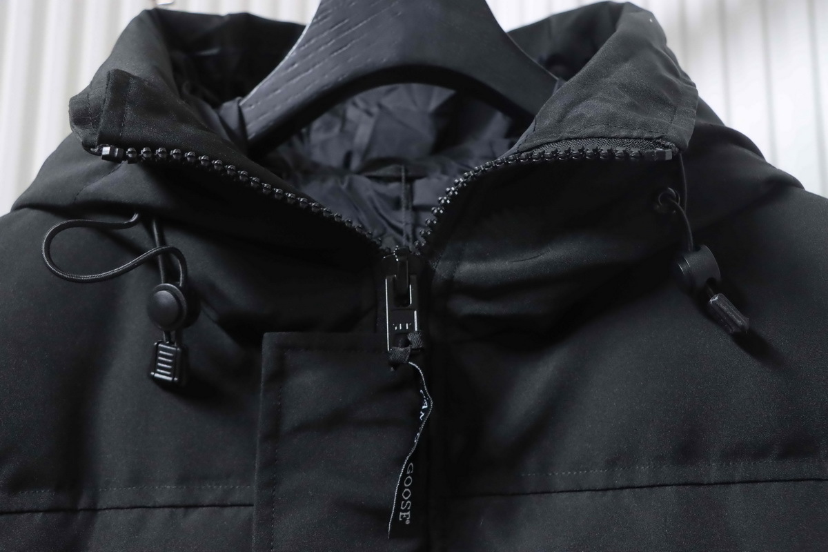 Canada Goose Heren Macmillan Parka Black Down Jacket Red Label