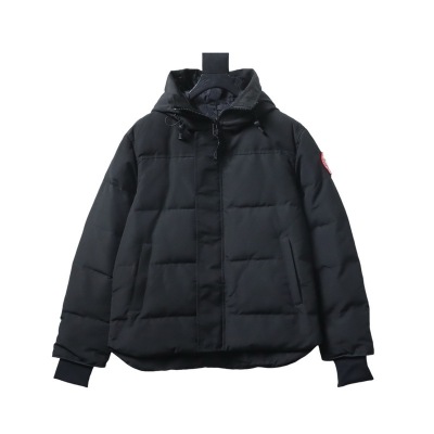 Canada Goose Heren Macmillan Parka Black Down Jacket Red Label 01