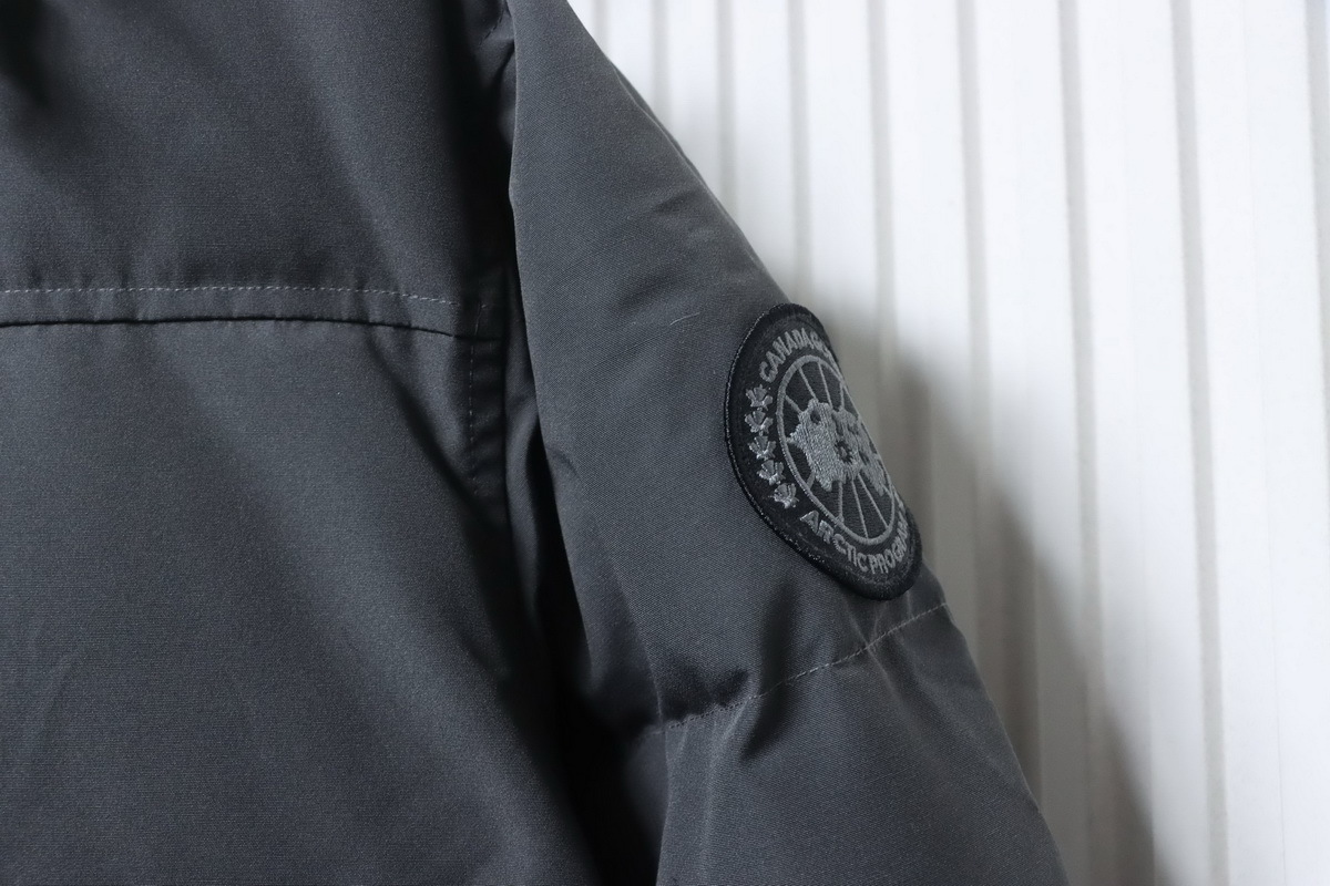 Canada Goose Heren Macmillan Parka Grey Down Jacket Black Label