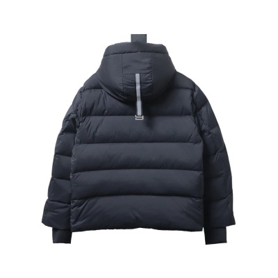 Canada Goose Wyndham Parka Black Down Jacket（No fur collar） 02