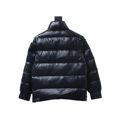 Moose Knuckles Black Stand-up Collar Down Jacket Gold Scissors 02