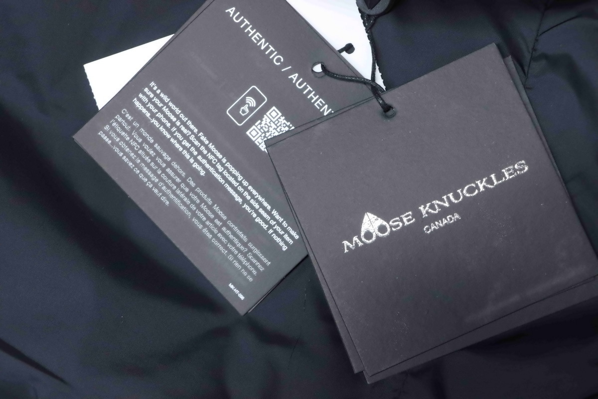 Moose Knuckles Cloud 3Q Down Puffer Jacket Black