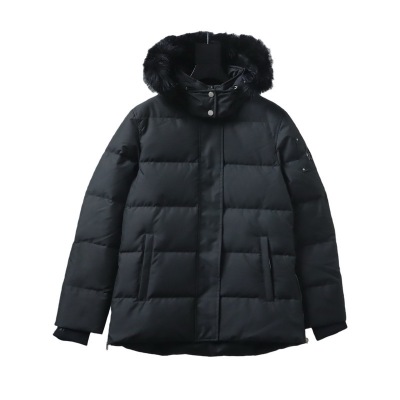 Moose Knuckles Cloud 3Q Down Puffer Jacket Black 01