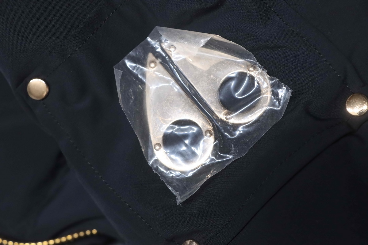 Moose Knuckles Double-zip Bomber Jacket #12-Black