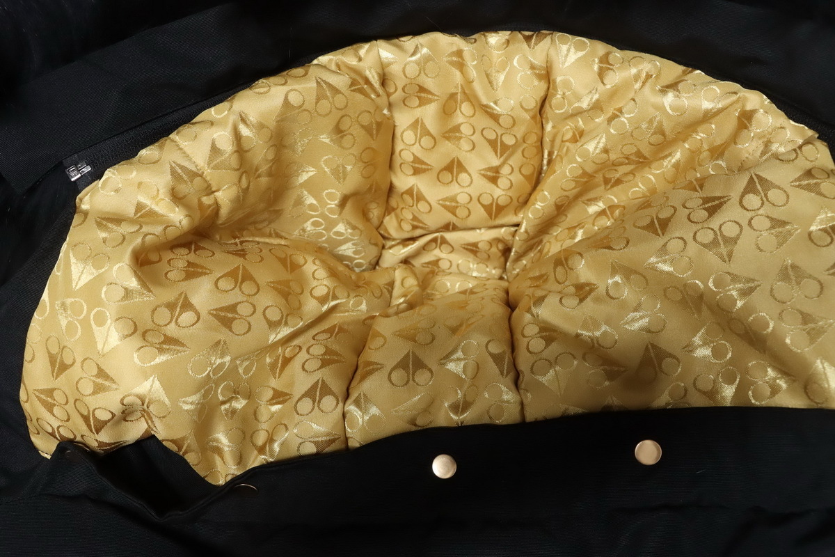 Moose Knuckles Gold Capsule Grand Metis Mid-length Down Parka #01-Black