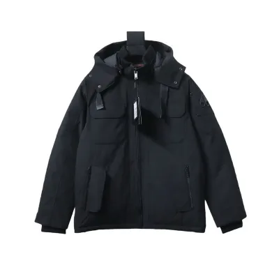 Moose Knuckles Multi-pocket Down Jacket Black 01