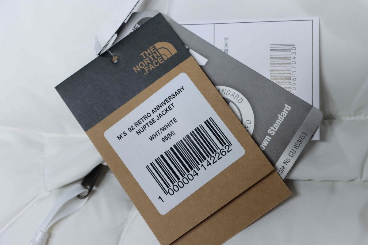 The North Face 1992 Armband 30th Anniversary Limited Edition Down Jacket "Cloud White"