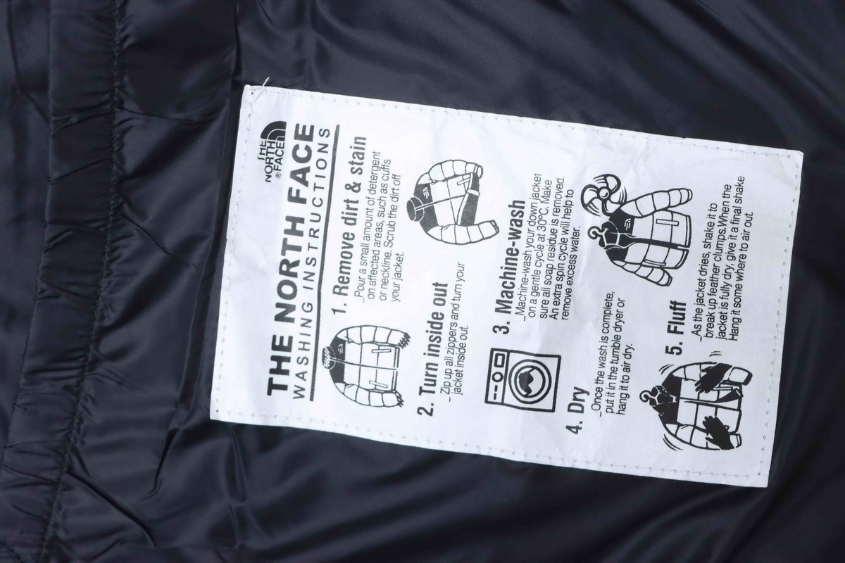The North Face 1996 Eco Nuptse Jacket 'Black Gray'