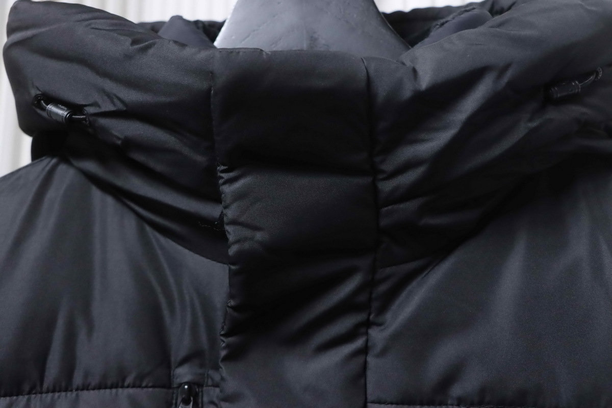 The North Face Long Nuptse Parka Black