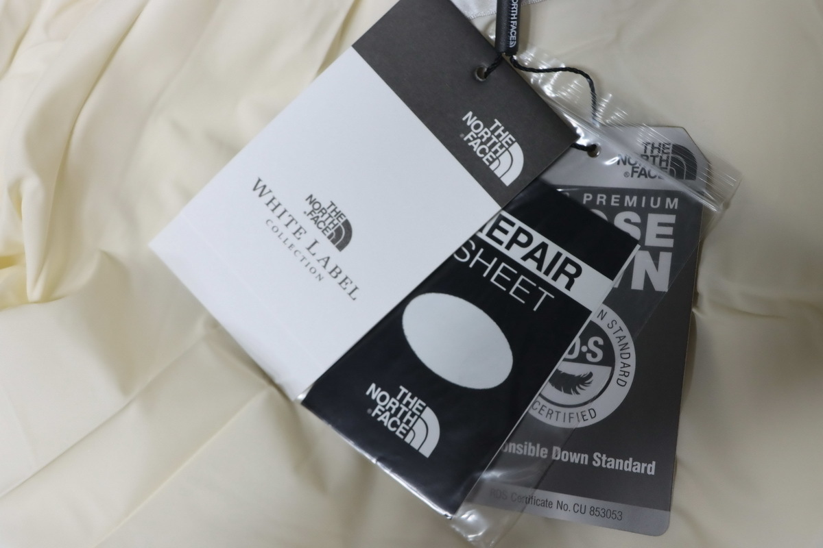 The North Face Long Nuptse Parka White