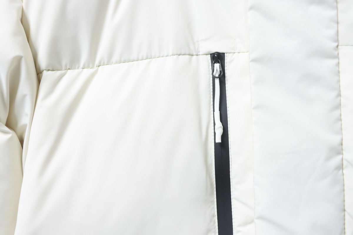 The North Face Long Nuptse Parka White