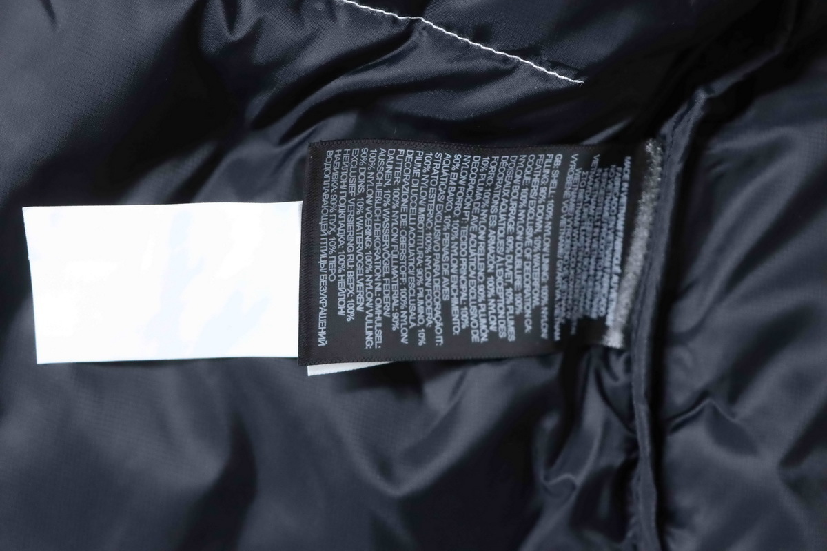 The North Face Nuptse 700 Short Jacket ‘White Black‘