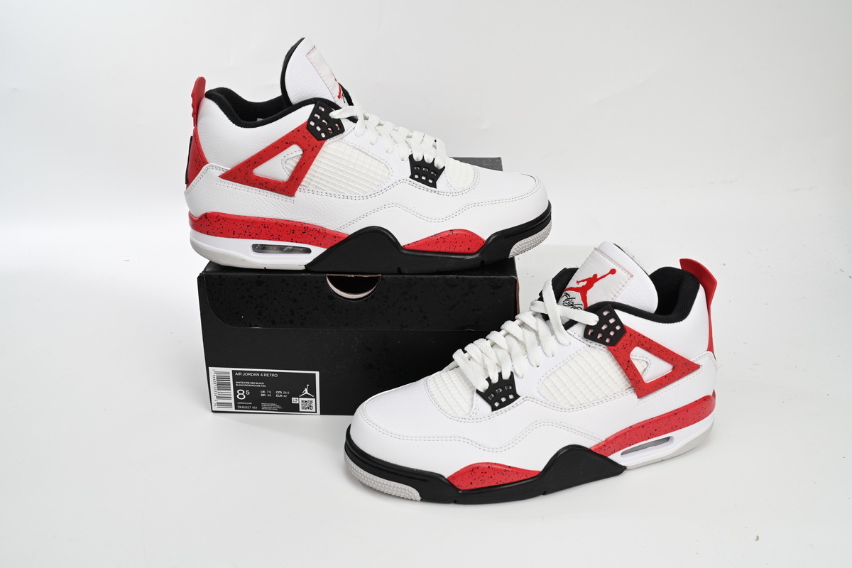 【Black Friday Special Offers】PK God Batch Air Jordan 4 “Red Cement” DH6927-161