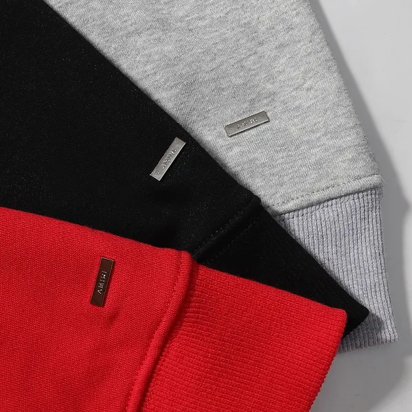 AMIRI Stacked Bones Hoodie #9235 Black/Gray/Red