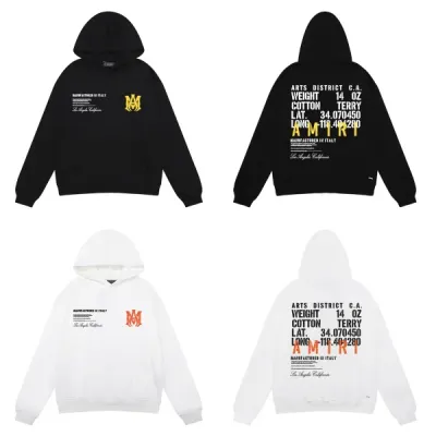 AMIRI Arts District Hoodie #9280 Black/White 01