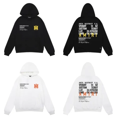 AMIRI Arts District Hoodie #9280 Black/White 01