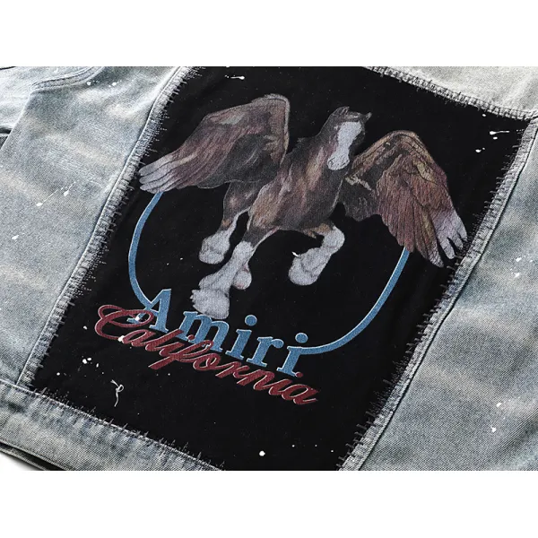 Amiri Casual Denim Jackets #5023