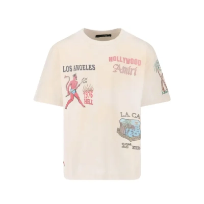 Amiri Graphic-Print Cotton T-shirt 01