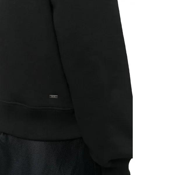 AMIRI M.A. Logo Embroidered Hoodie Black White