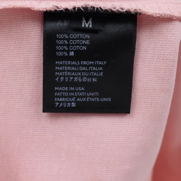 Amiri Twisted Palms T-Shirt #2215 Pink/Black