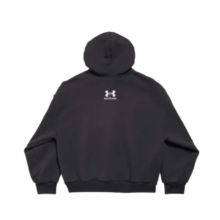 Balenciaga x Under Armour Zip Up Hoodie 'Black/White' +Balenciaga x Under Armour Baggy Sweatpants 'Black/White'