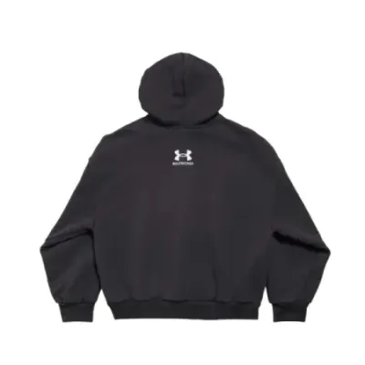 Balenciaga x Under Armour Zip Up Hoodie 'Black/White' +Balenciaga x Under Armour Baggy Sweatpants 'Black/White' 02