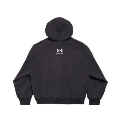 Balenciaga x Under Armour Zip Up Hoodie 'Black/White' +Balenciaga x Under Armour Baggy Sweatpants 'Black/White' 02