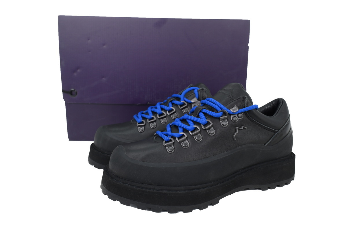 PK God Batch Diemme Ampezzo Low-top Suede Hiking Shoe Black