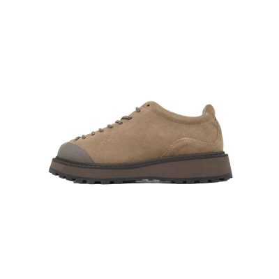PK God Batch Diemme Ampezzo Low-top Suede Hiking Shoe Coffee 01