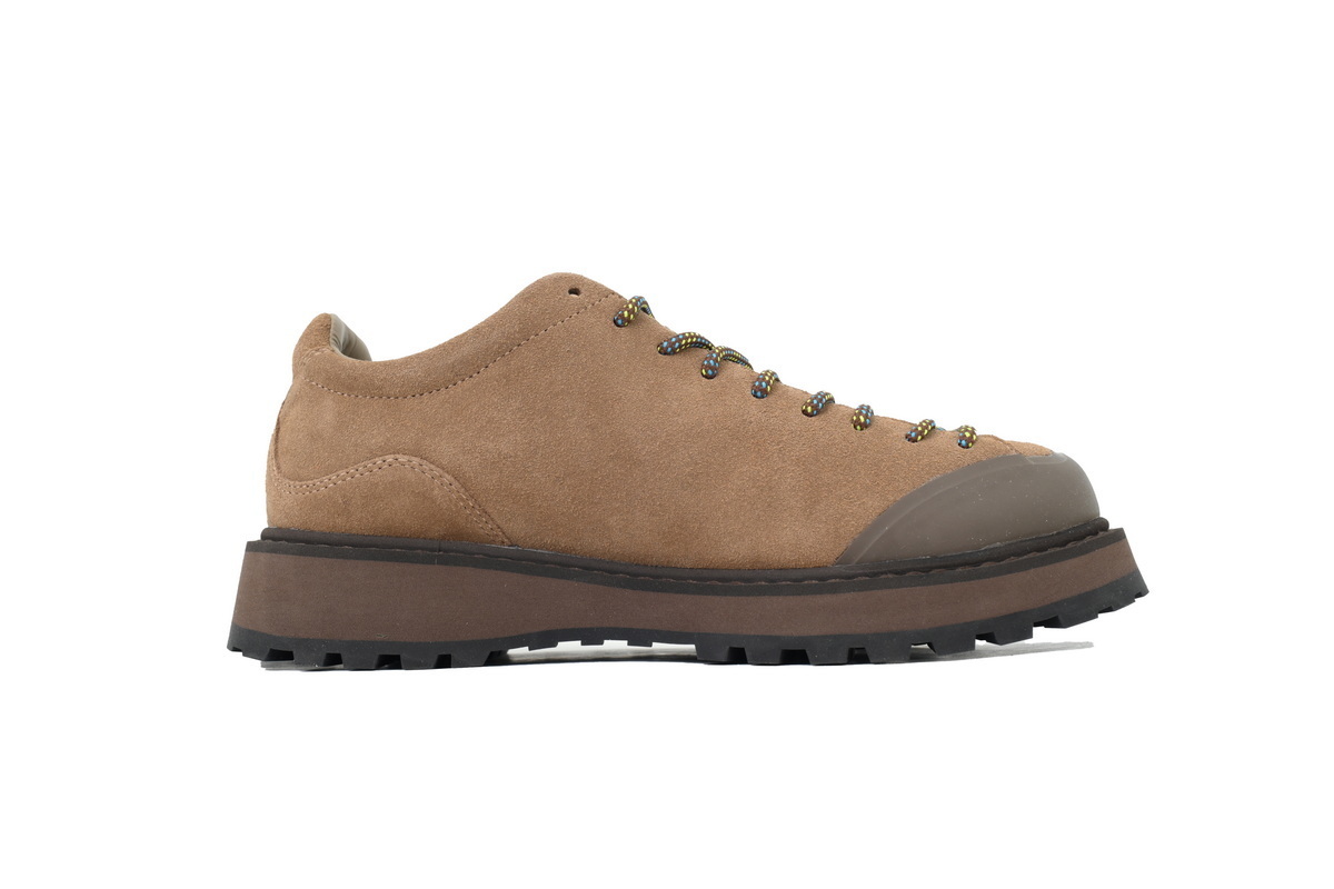 PK God Batch Diemme Ampezzo Low-top Suede Hiking Shoe Coffee