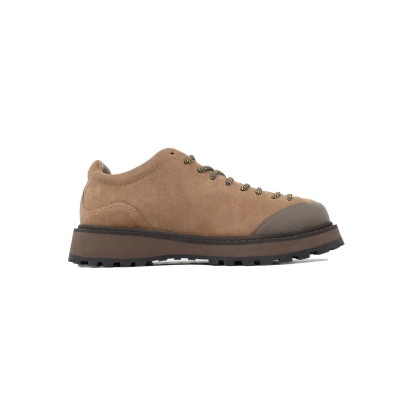 PK God Batch Diemme Ampezzo Low-top Suede Hiking Shoe Coffee 02