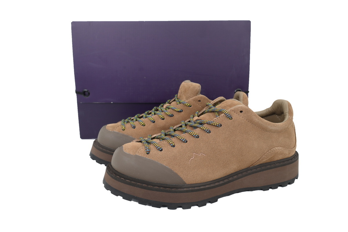 PK God Batch Diemme Ampezzo Low-top Suede Hiking Shoe Coffee