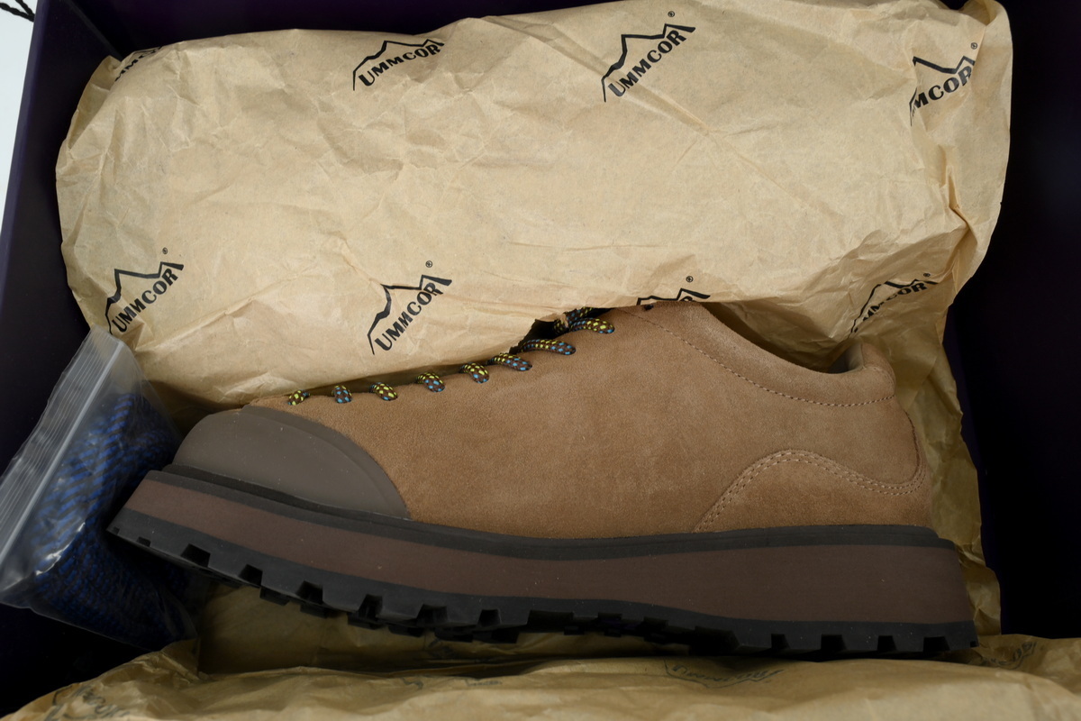 PK God Batch Diemme Ampezzo Low-top Suede Hiking Shoe Coffee