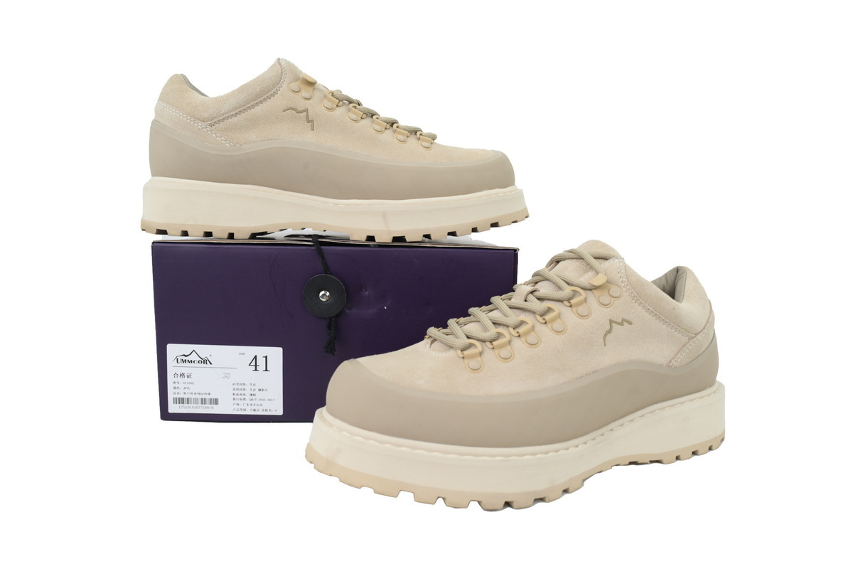 PK God Batch Diemme Ampezzo Low-top Suede Hiking Shoe Sand