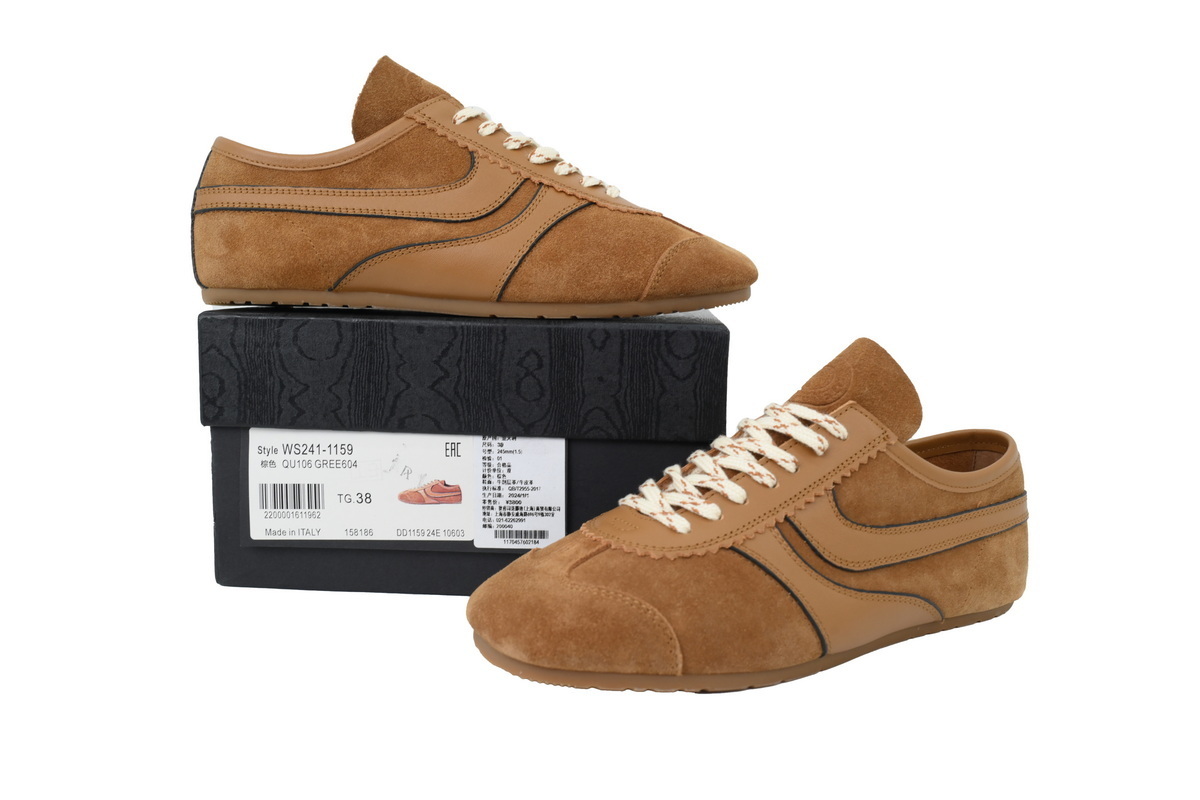 PK God Batch Dries Van Noten Suede Sneakers Flipped Card