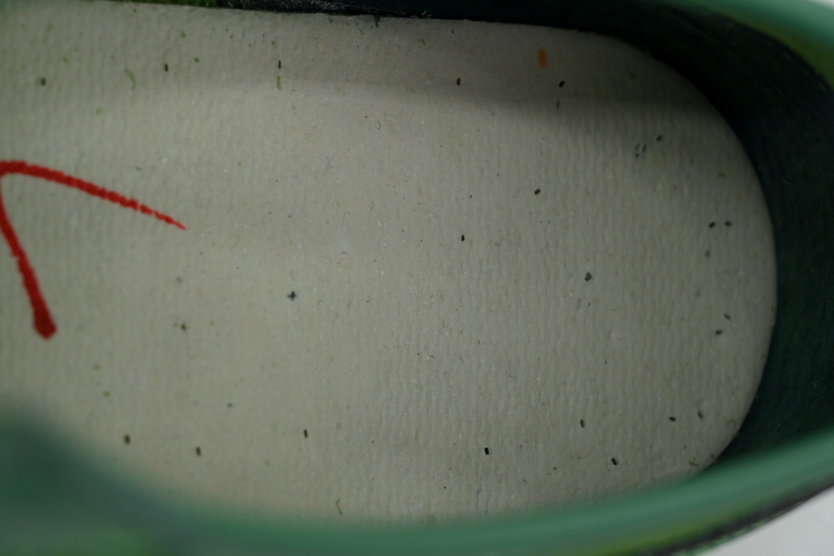 PK God Batch Dries Van Noten Suede Sneakers Flipped White Green