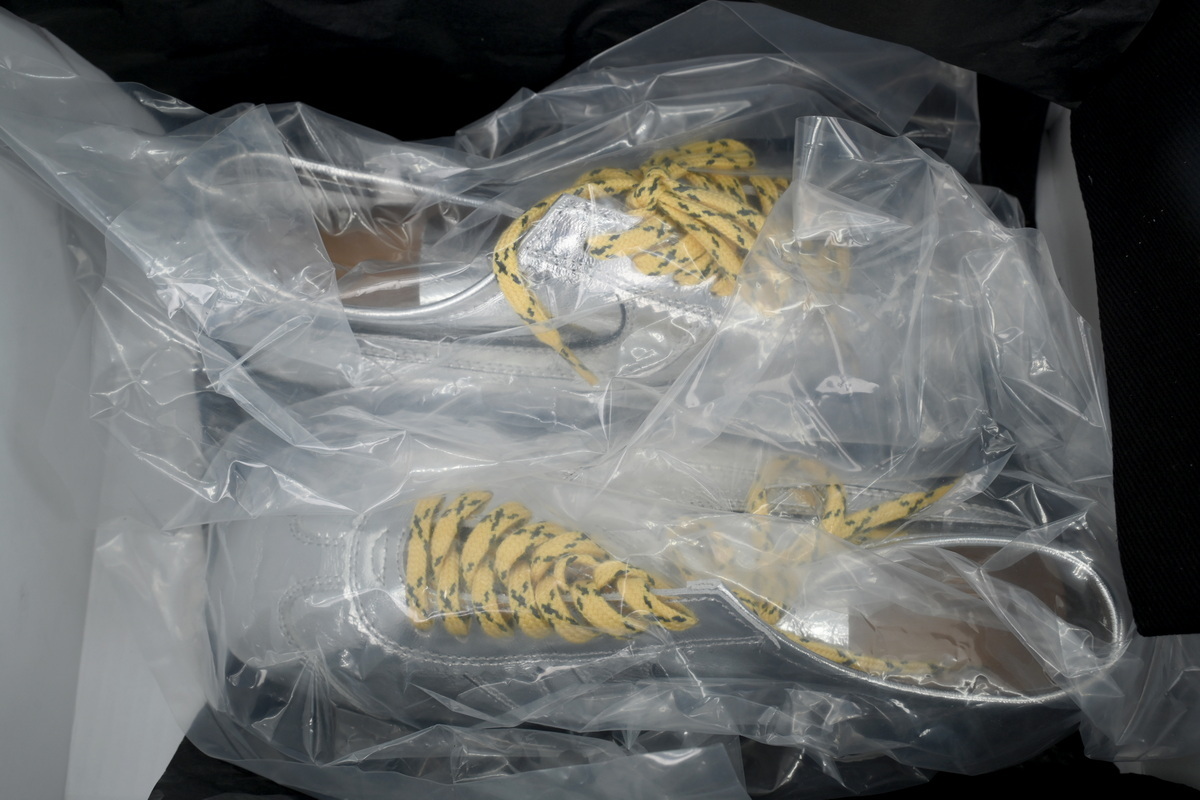 PK God Batch Dries Van Noten Suede Sneakers Liquid Silver