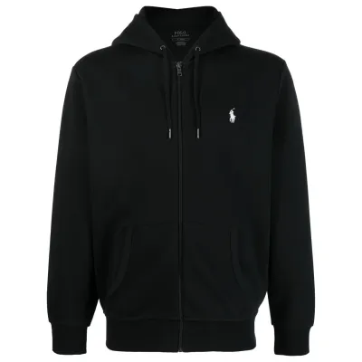 Polo Ralph Lauren Men's Double Knit Full-Zip Hoodie Sweatshirt Black + Ksubi Jeans YZ 3004