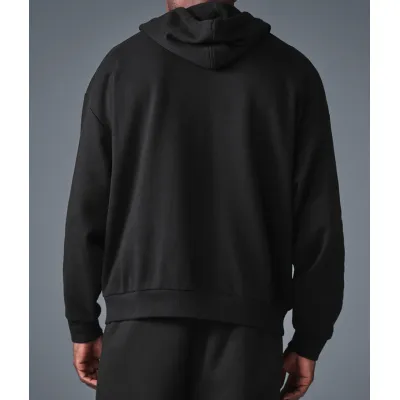 Alo Yoga Accolade Full Zip Hoodie Black  02