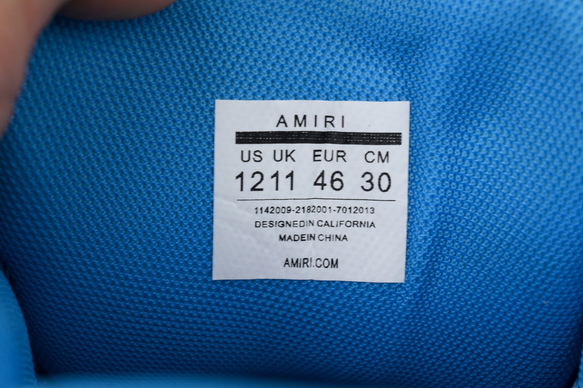AMIRI MA-1 Mesh Blue And White