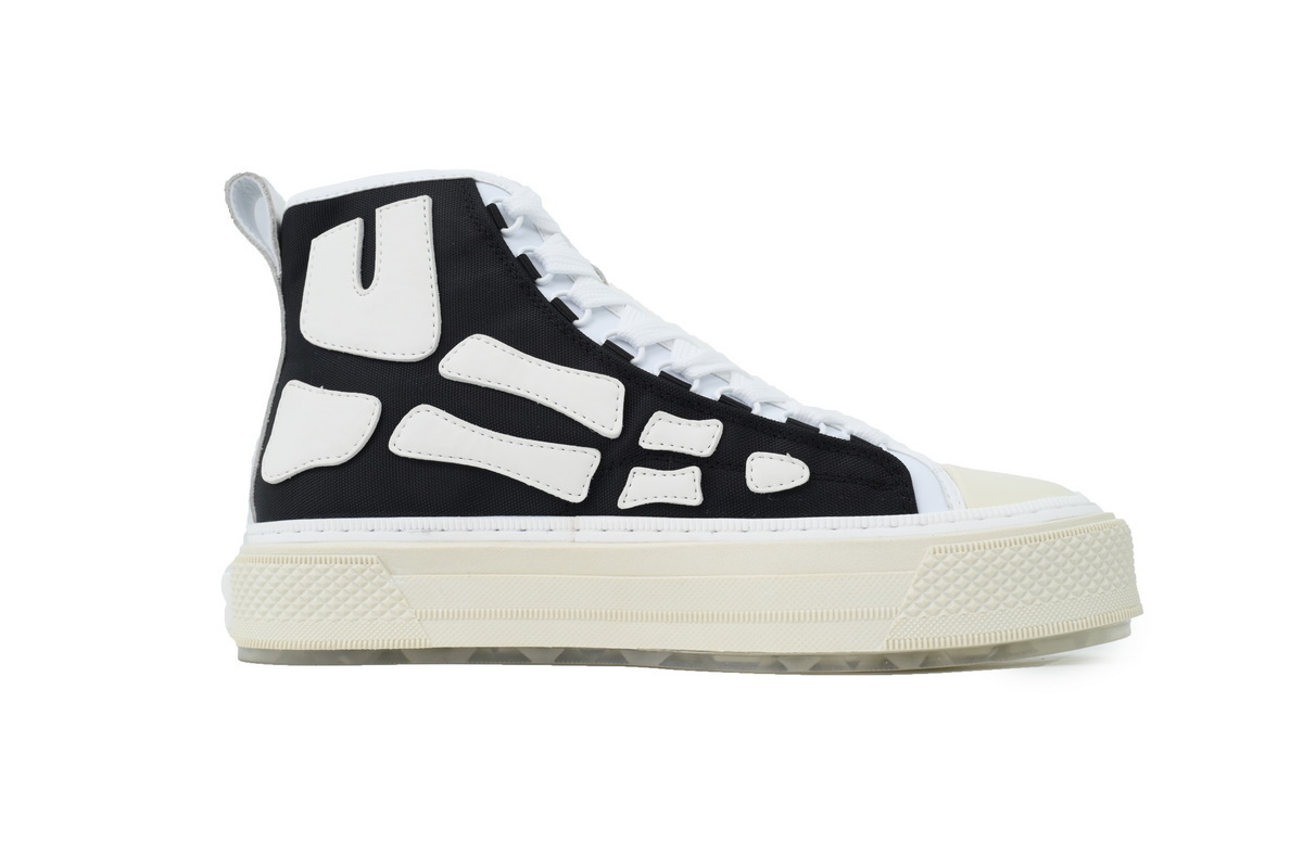 AMIRI SKEL COURT HI Black And White
