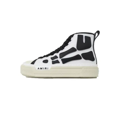 AMIRI SKEL COURT HI White Black 01
