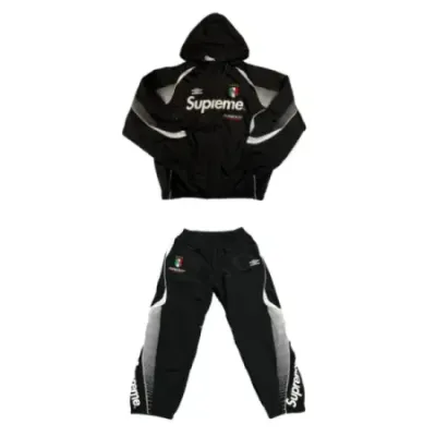 Supreme Umbro Track Suit Black 01
