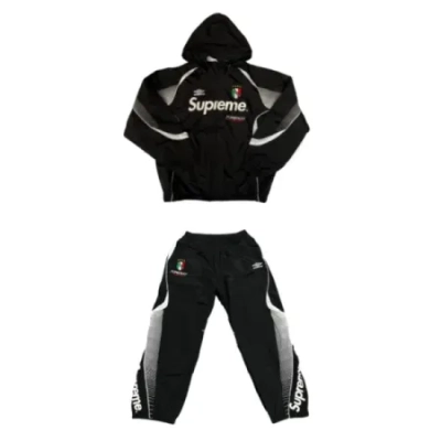 Supreme Umbro Track Suit Black 01