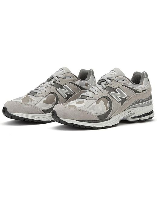 New Balance BAPE x 2002R "Apes Together Strong - Grey Camo" M2002RBG