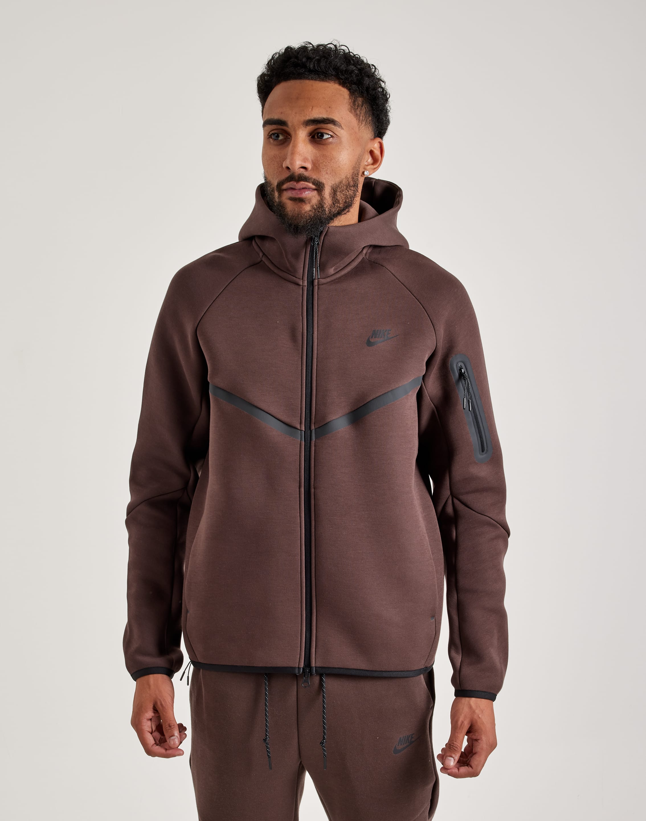 Nike Tech Fleece Windrunner Brown Sets