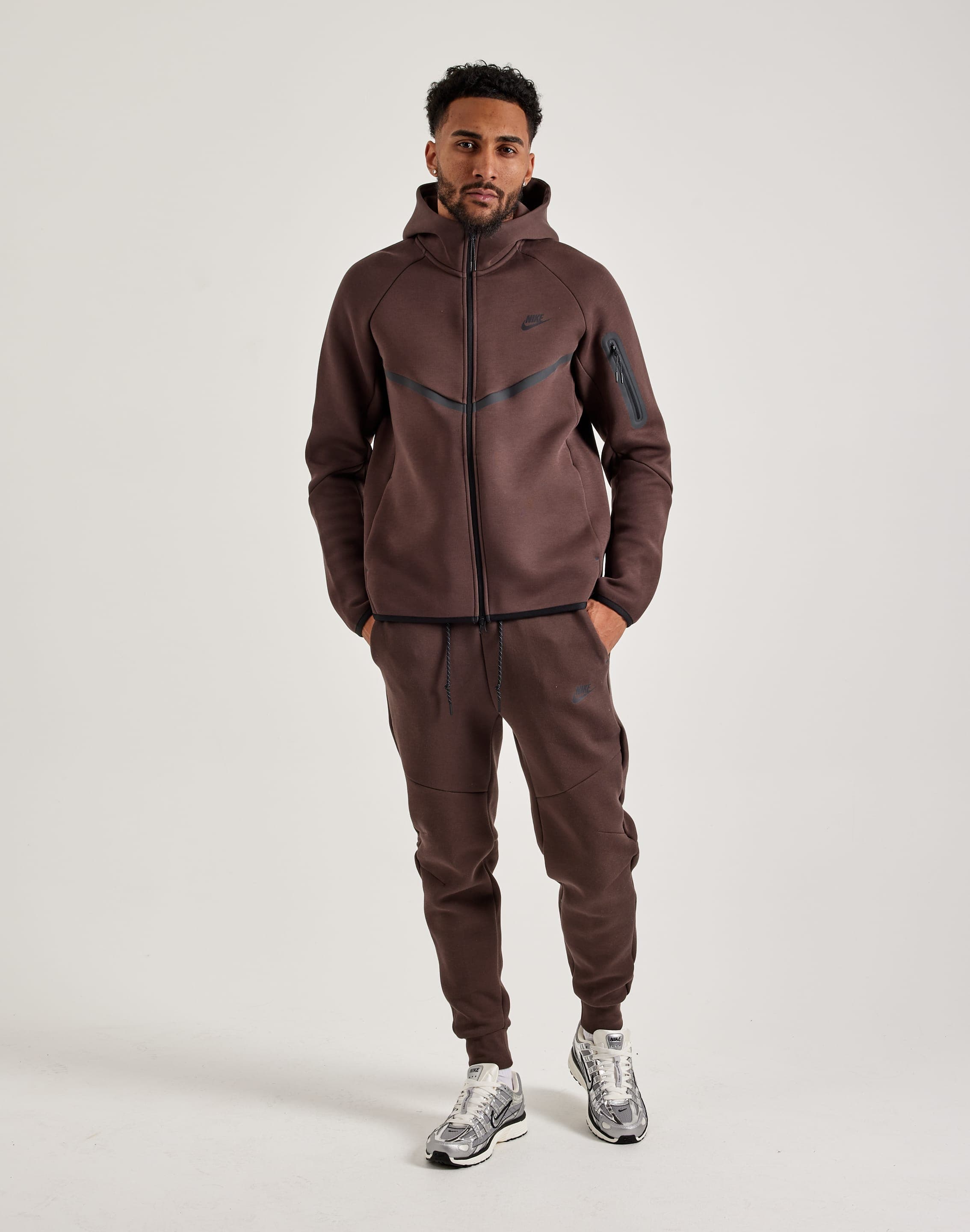 Nike Tech Fleece Windrunner Brown Sets