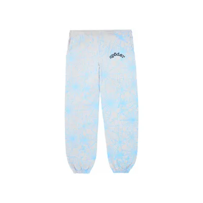 Sp5der AOP Web Sweatpants Heather Grey 01